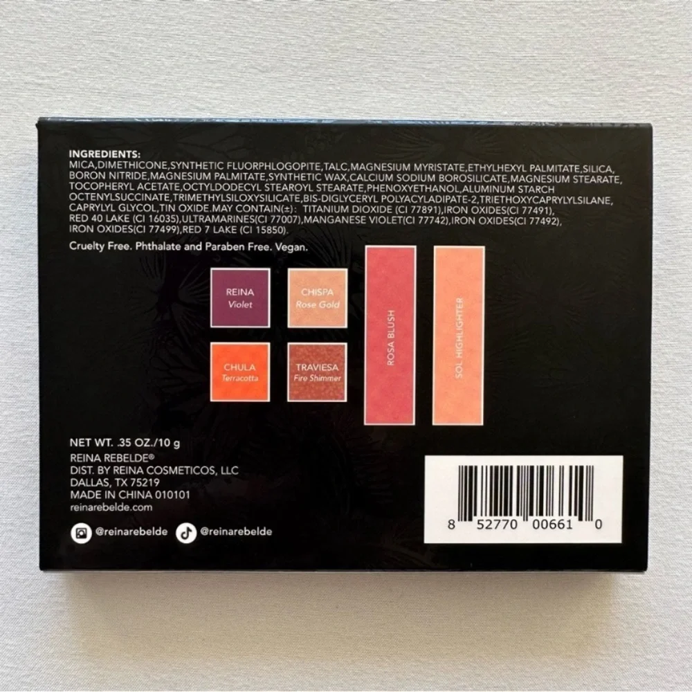 Reina Rebelde eyeshadow palette‎